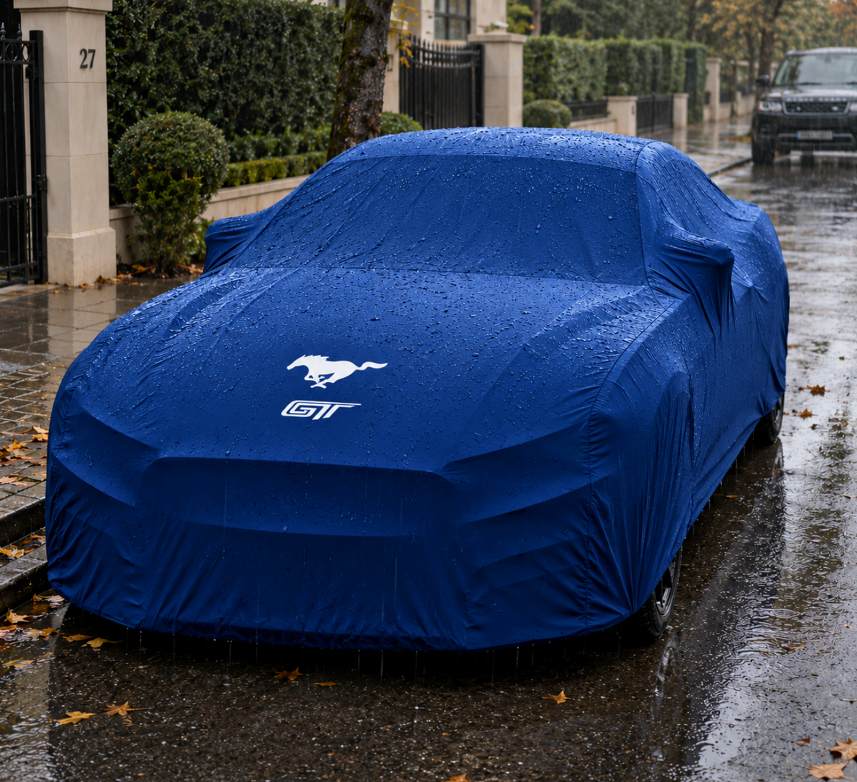 MUSTANG GT Autoabdeckung, MUSTANG GT maßgeschneiderte Autoabdeckung für den Außenbereich