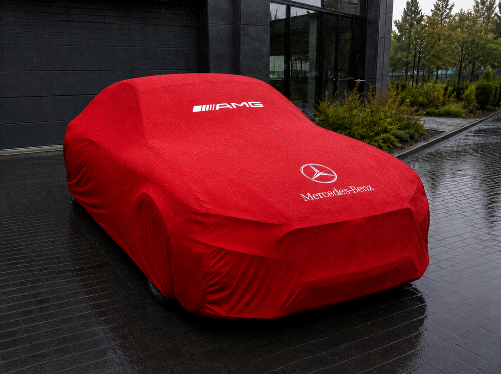 MERCEDES BENZ Autoabdeckung, AMG maßgeschneiderte Autoabdeckung für den Außenbereich