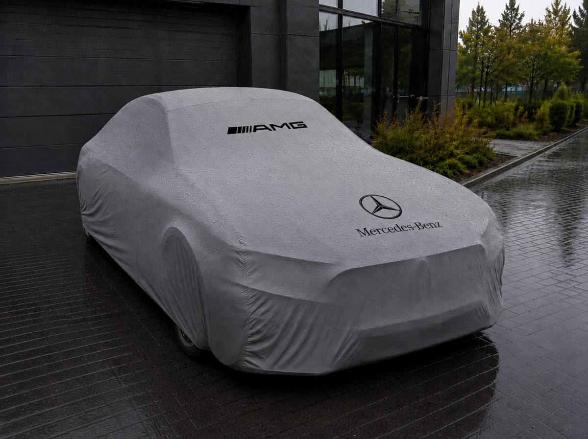 MERCEDES BENZ Autoabdeckung, AMG maßgeschneiderte Autoabdeckung für den Außenbereich