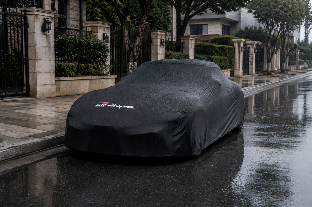 TOYOTA GR SUPRA Autoabdeckung, TOYOTA GR SUPRA maßgeschneiderte Autoabdeckung für den Außenbereich