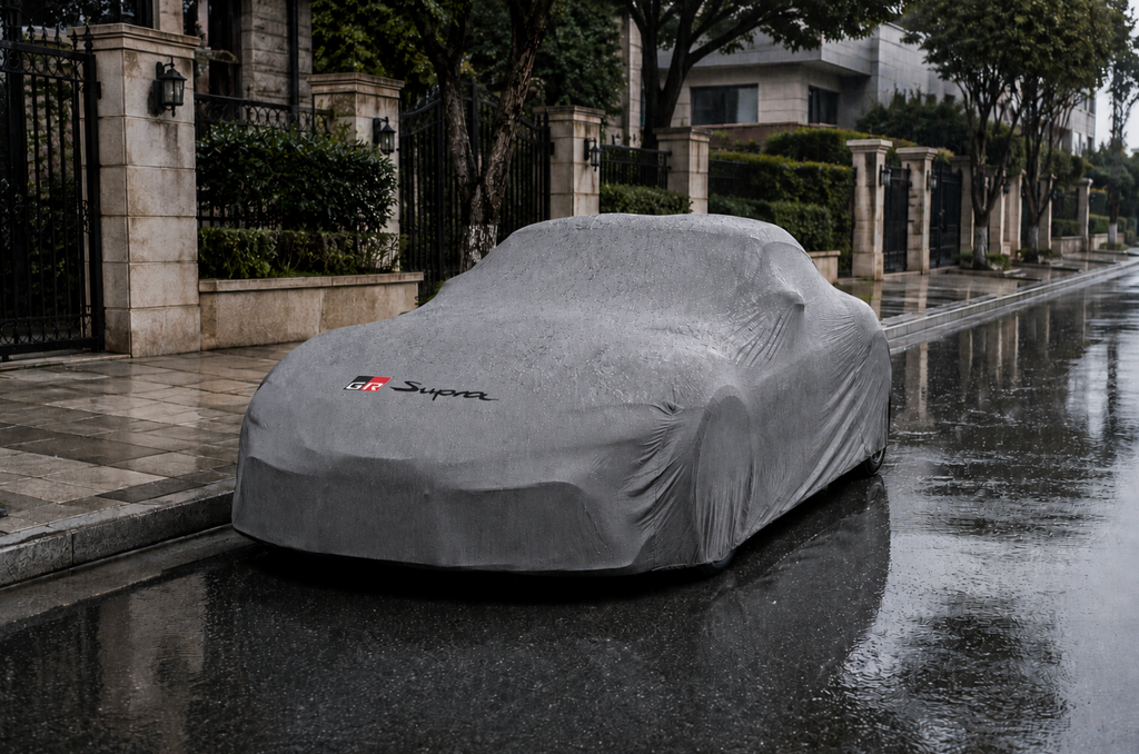 TOYOTA GR SUPRA Autoabdeckung, TOYOTA GR SUPRA maßgeschneiderte Autoabdeckung für den Außenbereich