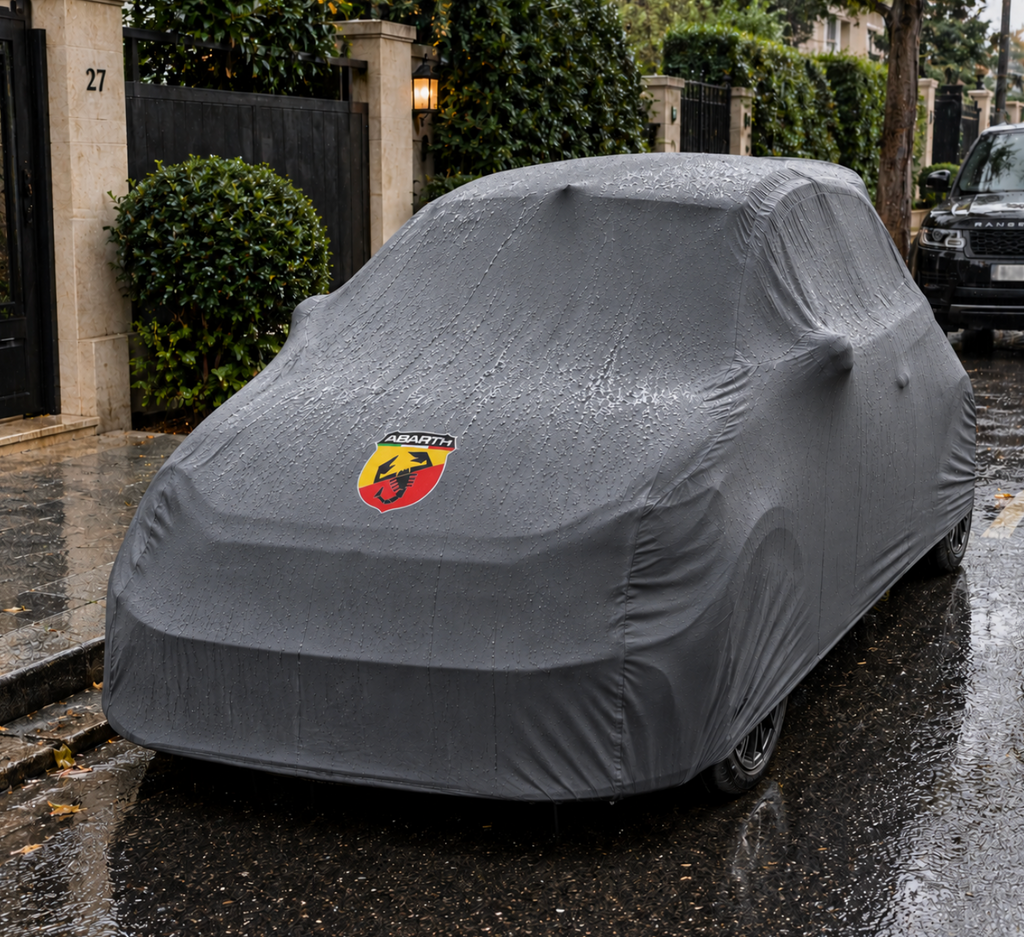 ABARTH Autoabdeckung, ABARTH maßgeschneiderte Autoabdeckung für den Außenbereich