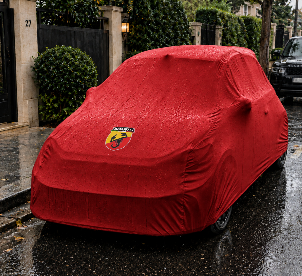 ABARTH Autoabdeckung, ABARTH maßgeschneiderte Autoabdeckung für den Außenbereich