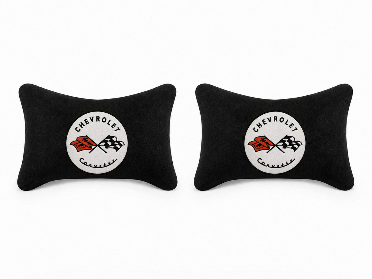 Corvette ( C1-C2-C3-C4-C5-C6-C7-C8 ) Premium Auto Nackenkissen 2er Set