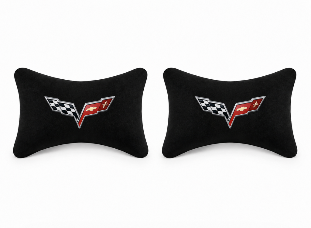 Corvette ( C1-C2-C3-C4-C5-C6-C7-C8 ) Premium Auto Nackenkissen 2er Set