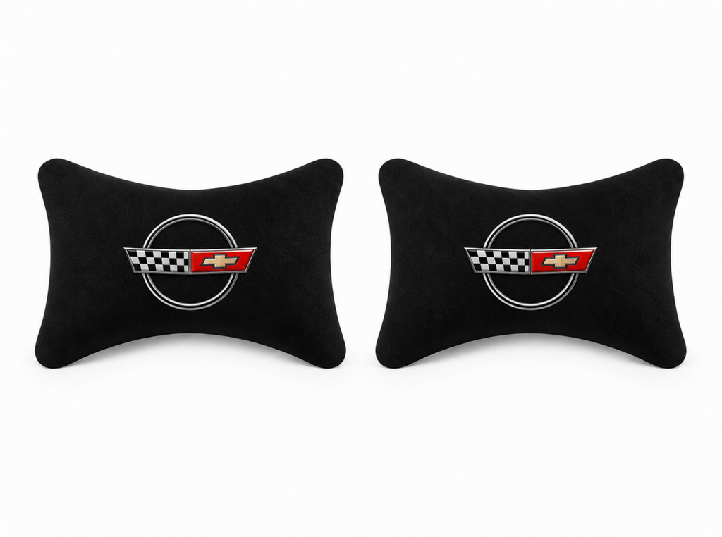 Corvette ( C1-C2-C3-C4-C5-C6-C7-C8 ) Premium Auto Nackenkissen 2er Set