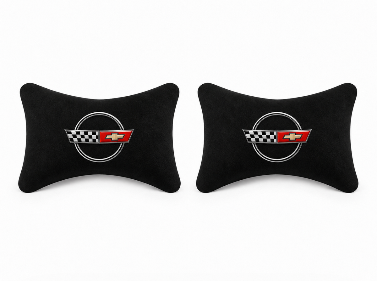 Corvette ( C1-C2-C3-C4-C5-C6-C7-C8 ) Premium Auto Nackenkissen 2er Set