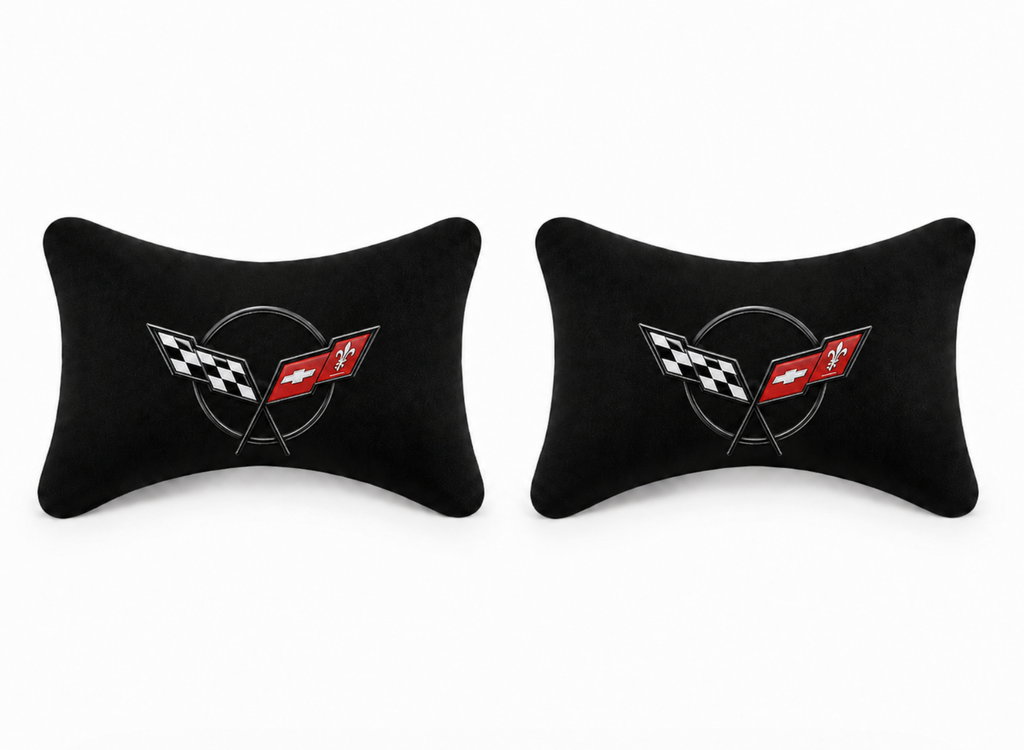 Corvette ( C1-C2-C3-C4-C5-C6-C7-C8 ) Premium Auto Nackenkissen 2er Set