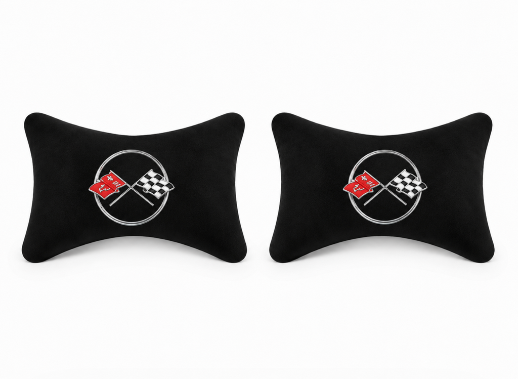 Corvette ( C1-C2-C3-C4-C5-C6-C7-C8 ) Premium Auto Nackenkissen 2er Set