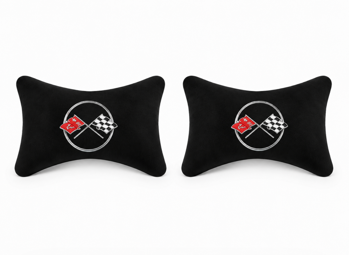Corvette ( C1-C2-C3-C4-C5-C6-C7-C8 ) Premium Auto Nackenkissen 2er Set