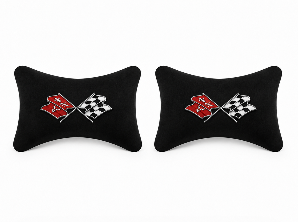 Corvette ( C1-C2-C3-C4-C5-C6-C7-C8 ) Premium Auto Nackenkissen 2er Set