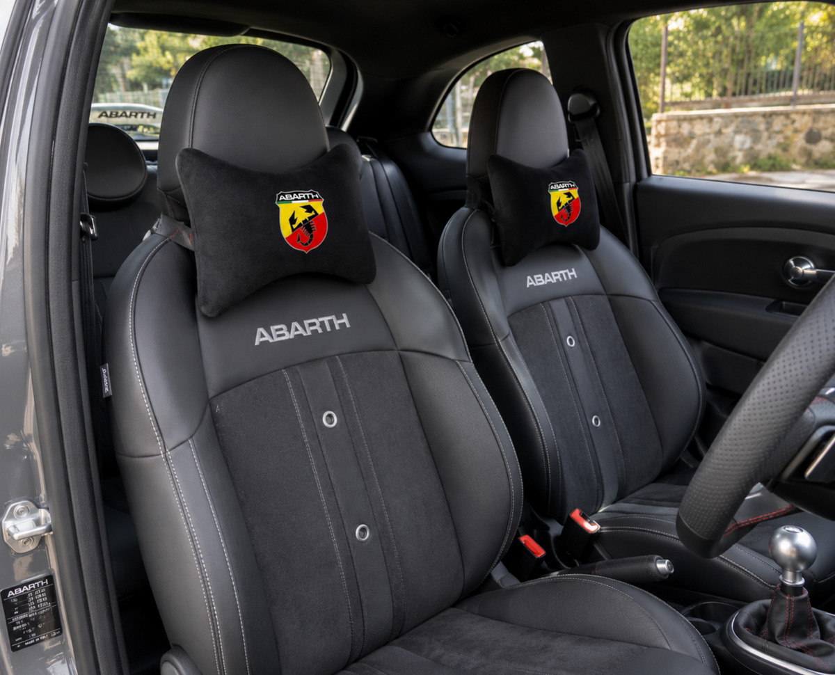 ABARTH Premium Auto Nackenkissen 2er Set