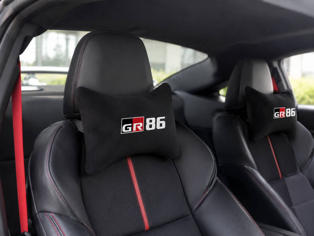 TOYOTA ( GR SUPRA-GR COROLLA-GR YARİS-GR86-SUPRA ) Premium Auto Nackenkissen 2er Set