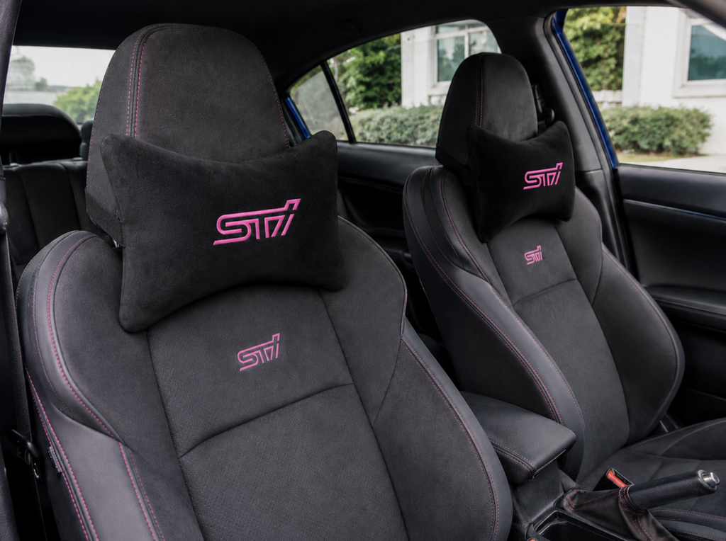 SUBARU ( STI ) Premium Auto Nackenkissen 2er Set