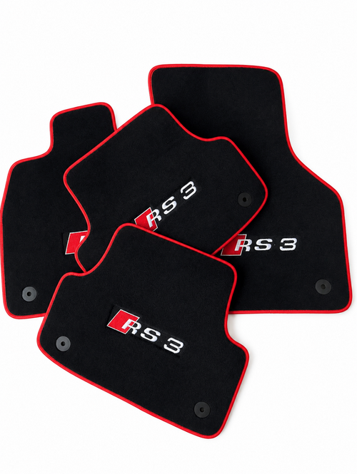Audi RS3 Fußmatten Maßgeschneidert für alle Modelle