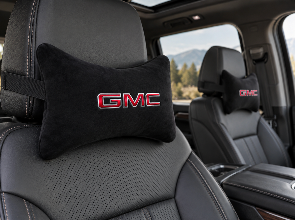 GMC Premium Auto Nackenkissen 2er Set