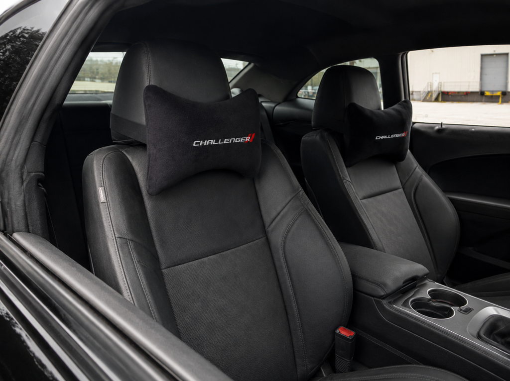 DODGE ( CHARGER-CHALLENGER-SRT-HELLCAT SRT-VİPER ) Premium Auto Nackenkissen 2er Set