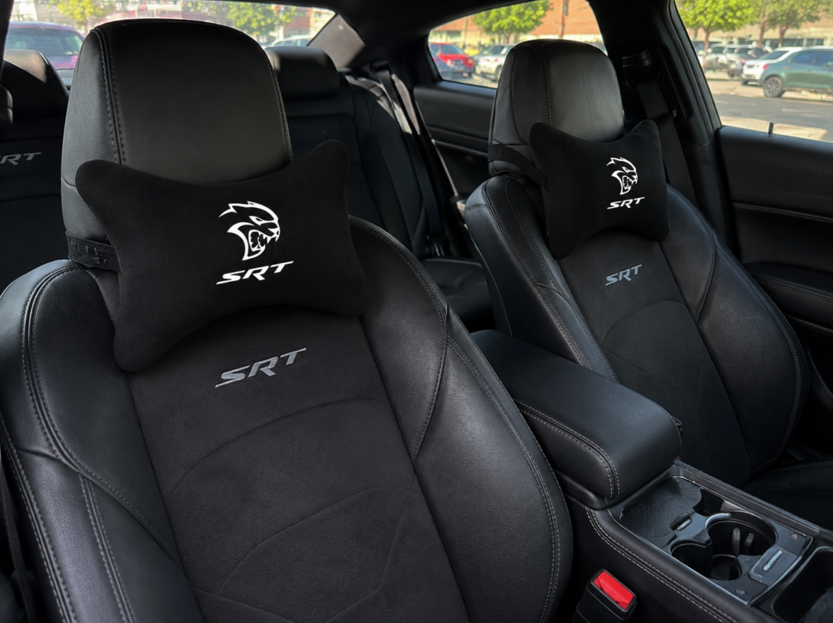 DODGE ( CHARGER-CHALLENGER-SRT-HELLCAT SRT-VİPER ) Premium Auto Nackenkissen 2er Set