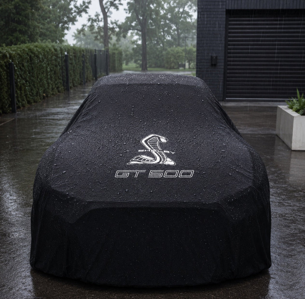 SHELBY GT500 Autoabdeckung, SHELBY GT500 maßgeschneiderte Autoabdeckung für den Außenbereich