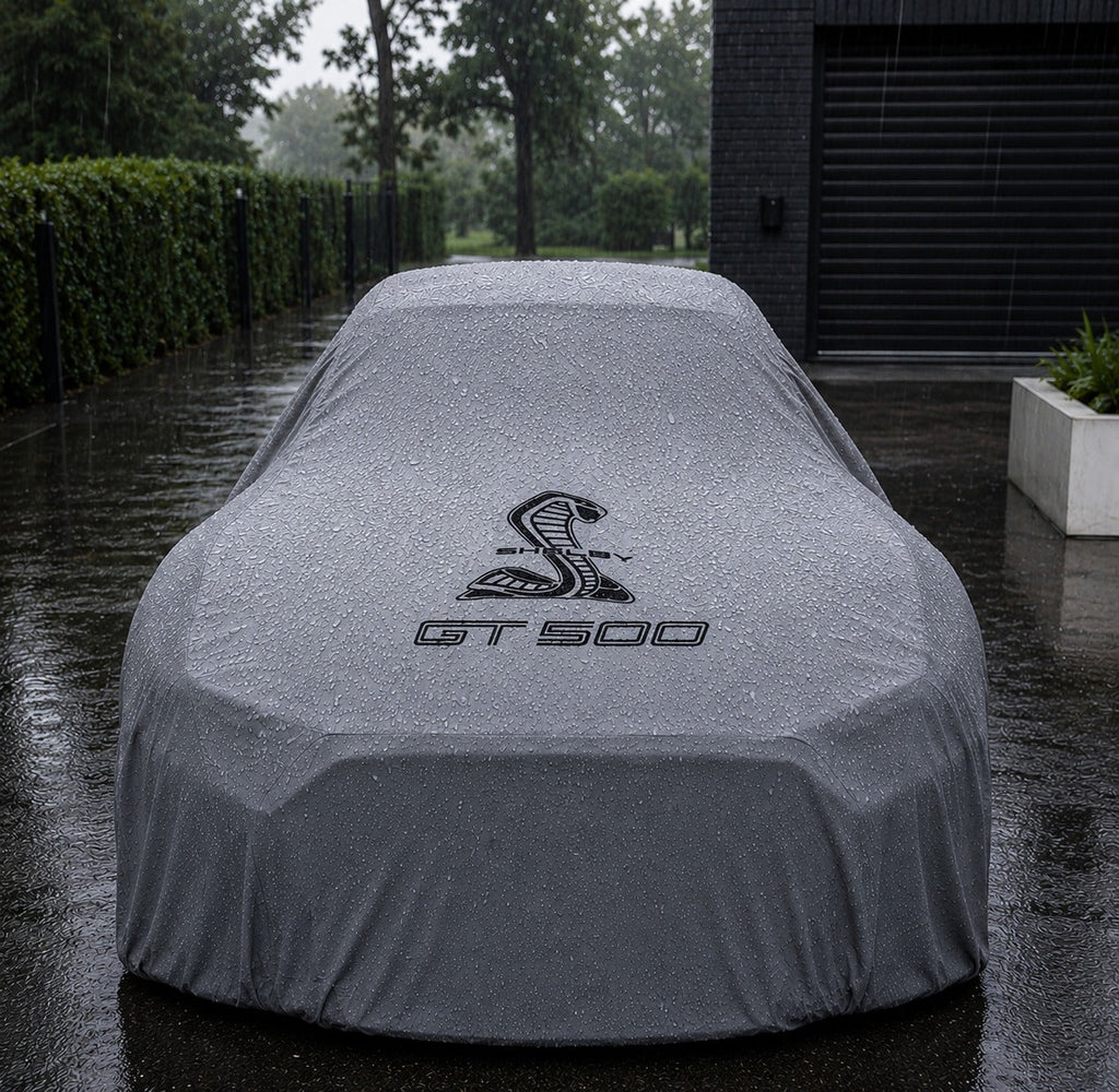 SHELBY GT500 Autoabdeckung, SHELBY GT500 maßgeschneiderte Autoabdeckung für den Außenbereich
